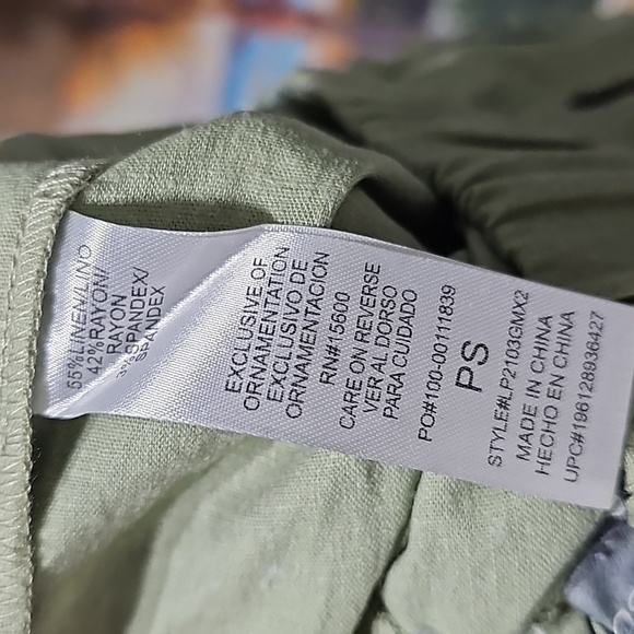 Wit & Wisdom Green Pistachio High Rise Pants Size Petite Small NWT - Picture 6 of 8
